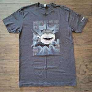 Men's Gray Shark Thales T-Shirt - Size Medium